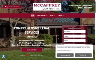 McCaffrey Law Firm, P.C. website