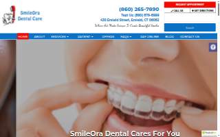 SmileOra Dental Care website