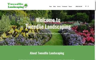 Tweedlie Landscaping website