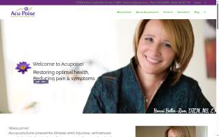 Acu Poise website