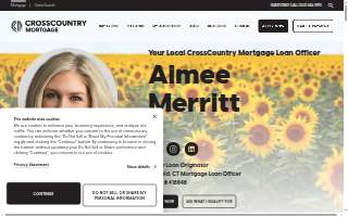 Aimee Merritt at CrossCountry Mortgage website
