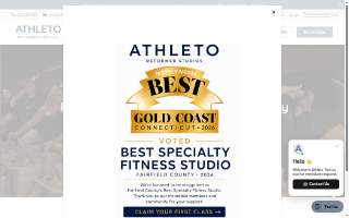 Athleto Reformer Studios website