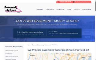 Connecticut Basement Systems of Fairfield website