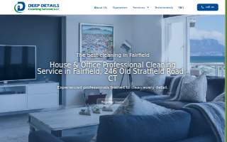 Deep Details Cleaning Service website
