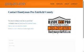 Handyman Pro Fairfield County website