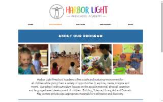 Harbor Light Preschool Academy website