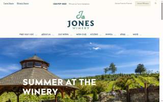 Jones Winery CT of Fairfield website