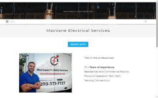 MacVane Electrical Services LLC website