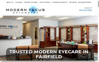 Modern Focus Optometry website