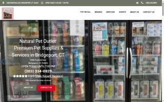 Natural Pet Outlet of Fairfield website