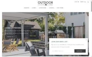 Outdoor Design & Living website