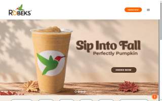 Robeks Fresh Juices & Smoothies website