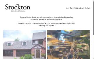 Stockton Design Studio website
