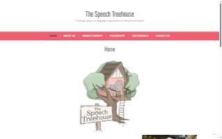 The Speech Treehouse website