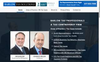 Barlow Tax Solutions of Farmington website