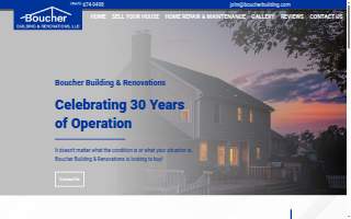 Boucher Building & Renovations, LLC website