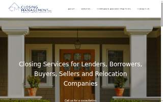 Closing Management LLC website
