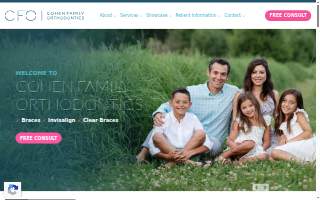 Cohen Family Orthodontics website