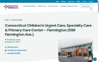 Connecticut Children’s Primary Care Center – Farmington website