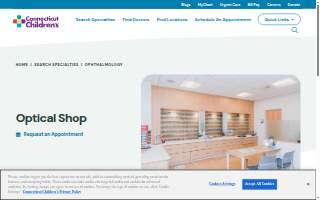 Connecticut Children's Ophthalmology and Optical Shop - Farmington website