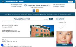 Consulting Ophthalmologists website