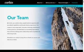 Corbin Advisors website