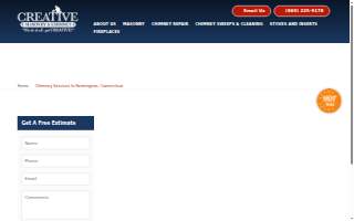 Creative Masonry & Chimney LLC website