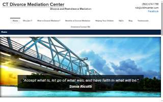 CT Divorce Mediation Center website