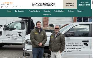 Dino & Rocco's Balesano Waterproofing LLC website