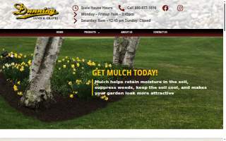 Dunning Sand & Gravel website