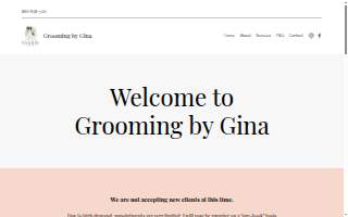 Grooming By Gina website
