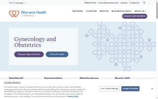 Gynecology and Obstetrics – A Women's Health Connecticut Practice website
