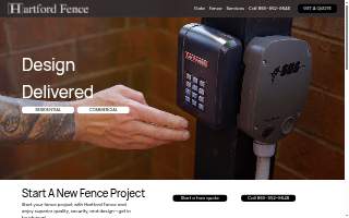 Hartford Fence Company of Farmington website