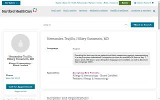 Hillary Hernandez-Trujillo, MD website