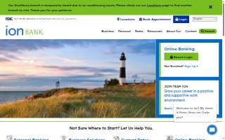 Ion Bank of Farmington website