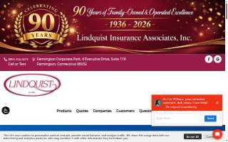 Lindquist Insurance Associates, Inc. website