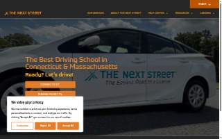 The Next Street - Farmington Driving School website