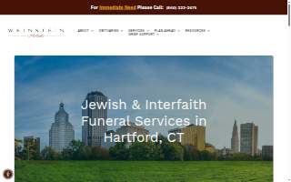 Weinstein Mortuary of Farmington website