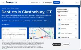 Aspen Dental - Glastonbury website