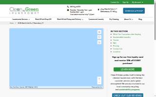 Clean N Green Laundromat & Wash N Fold website
