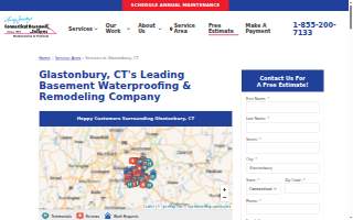 Connecticut Basement Systems of Glastonbury website
