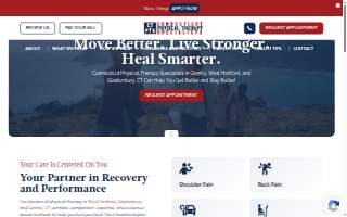 Connecticut Physical Therapy Specialists - Glastonbury website