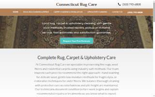 Connecticut Rug Care website