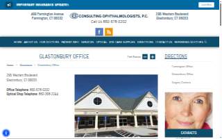 Consulting Ophthalmologists PC website