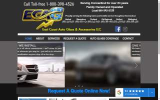 East Coast Auto Glass website