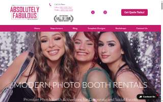 Absolutely Fabulous Photo Booth of Greenwich website