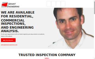 Advant Engineering Home Inspection website