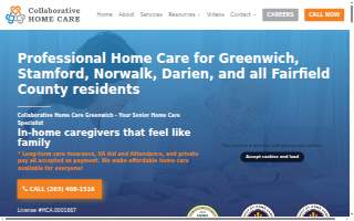 Collaborative Home Care Greenwich website