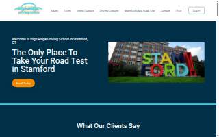 High Ridge Driving School of Greenwich website