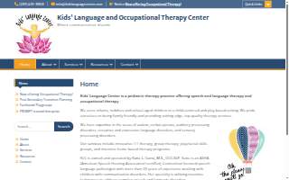 Kids' Language Center website